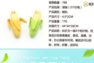 韓國(guó)文具風(fēng)靡小學(xué)生市場(chǎng) 香蕉橡皮擦引領(lǐng)可愛(ài)學(xué)習(xí)用品潮流